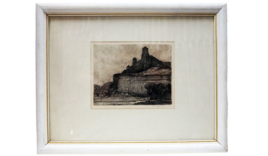 Гравюра «Башта Кармелюка» / автор: Михайло Дерегус.