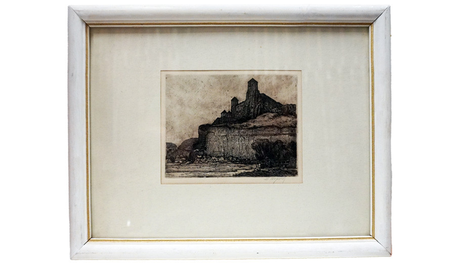 Гравюра «Башта Кармелюка» / автор: Михайло Дерегус.