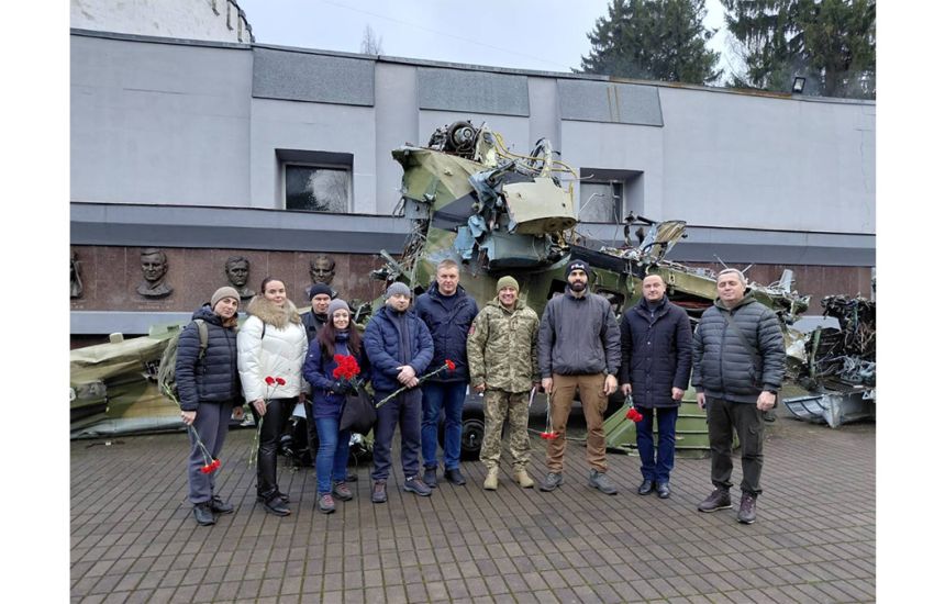 Сьогодні музей відвідали слухачі Національного університету оборони України