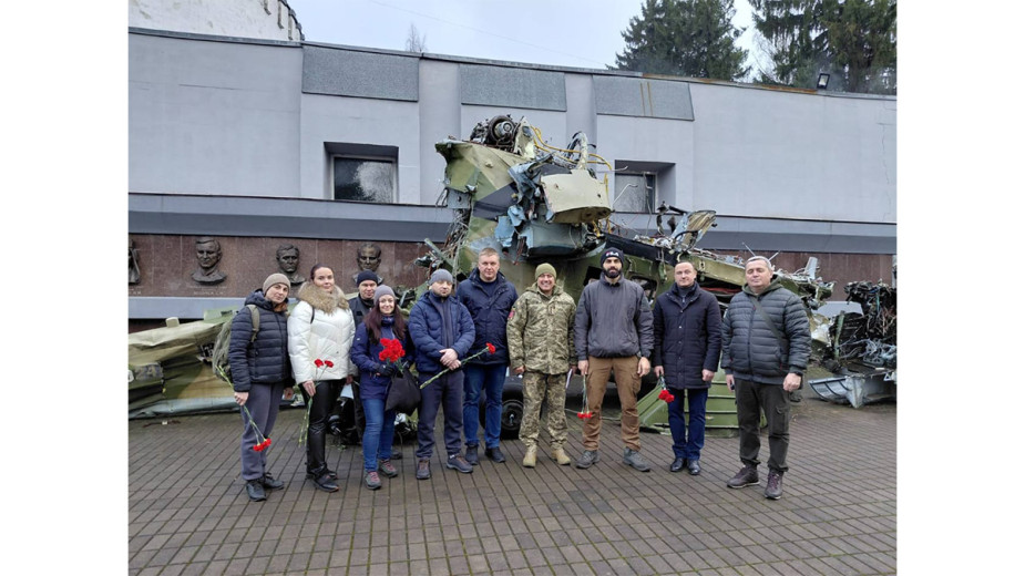 Сьогодні музей відвідали слухачі Національного університету оборони України